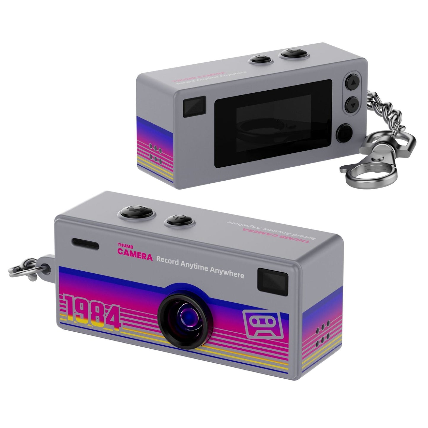 Retroshot™ 80's Mini Keychain Camera