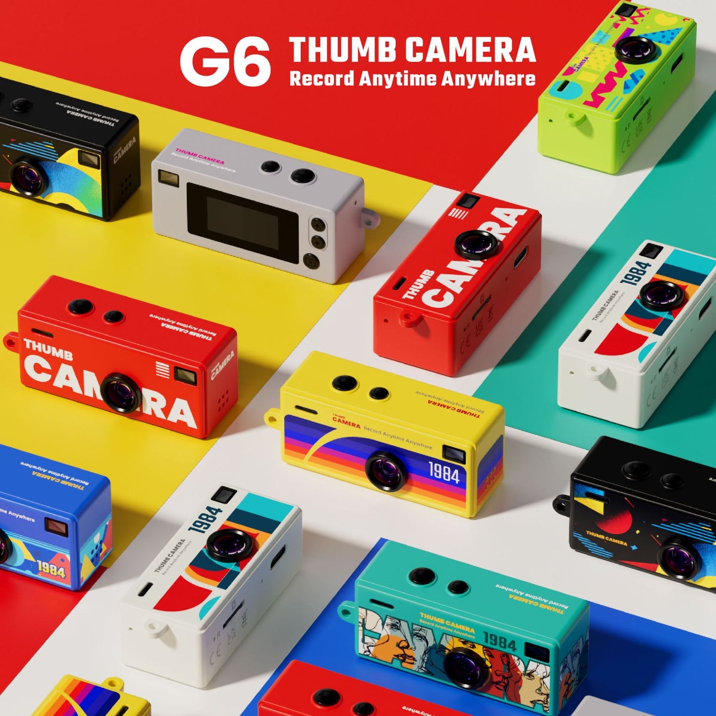 Retroshot™ 80's Mini Keychain Camera