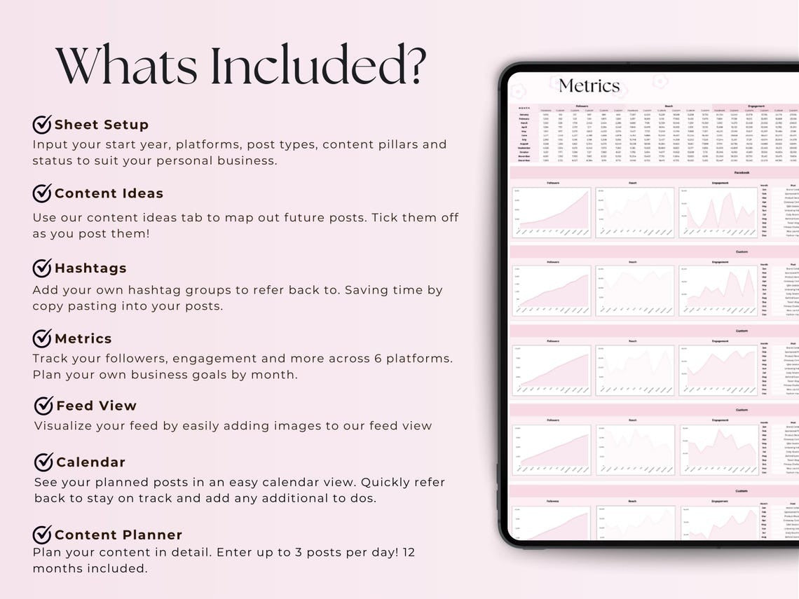 2025 Social Media Content Planner