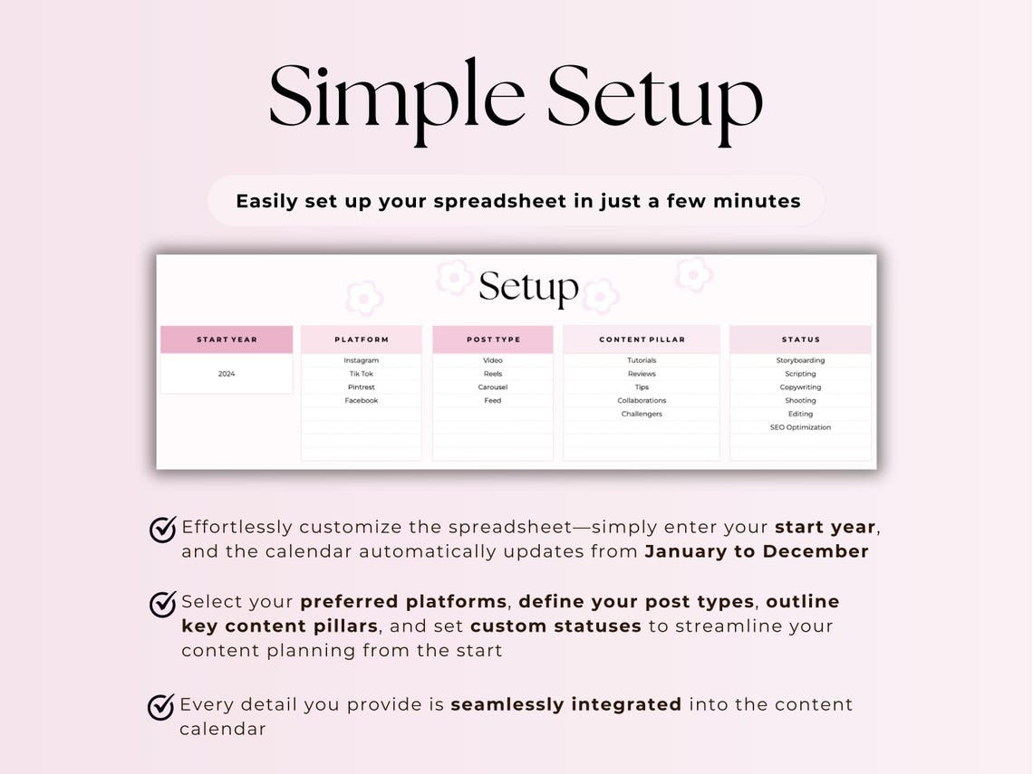 2025 Social Media Content Planner