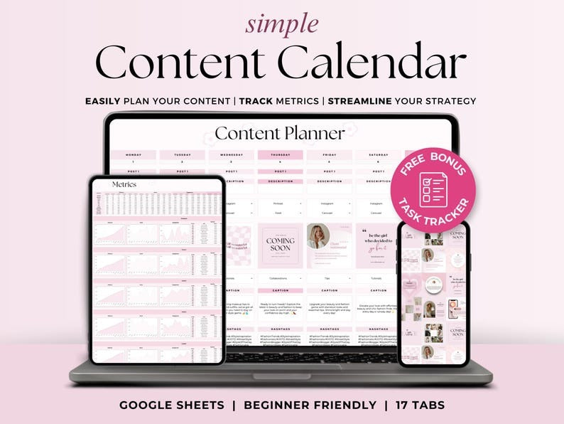 2025 Social Media Content Planner